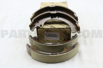 0449533010 SHOE KIT, REAR BRAKE