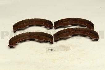 0449533070 SHOE KIT, REAR BRAKE