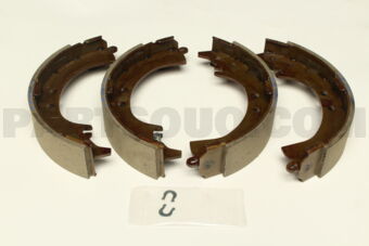 0449542010 SHOE KIT, REAR BRAKE