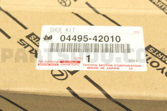 0449542010 SHOE KIT, REAR BRAKE