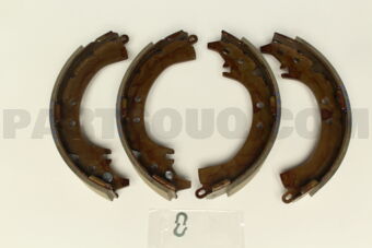 0449542010 SHOE KIT, REAR BRAKE