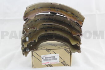 0449542070 SHOE KIT, REAR BRAKE