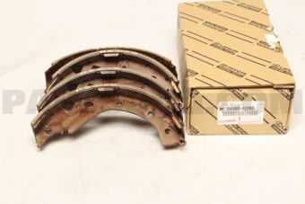 0449542080 SHOE KIT, REAR BRAKE