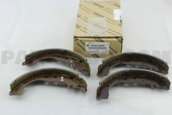 0449552040 SHOE KIT, REAR BRAKE