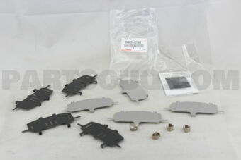 0494530180 SHIM KIT, ANTI SQUEAL, FRONT
