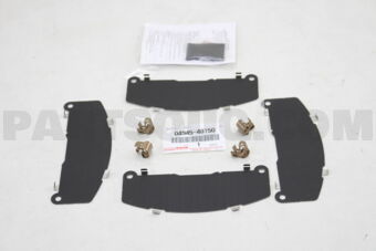 0494548150 SHIM KIT, ANTI SQUEAL, FRONT