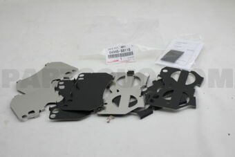 0494550110 SHIM KIT, ANTI SQUEAL, FRONT