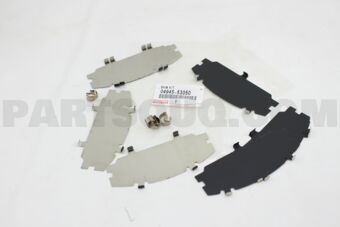 0494553050 SHIM KIT, ANTI SQUEAL, FRONT