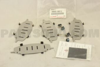 0494558010 SHIM KIT, ANTI SQUEAL, FRONT