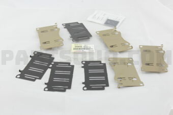 0494560010 SHIM KIT, ANTI SQUEAL, FRONT