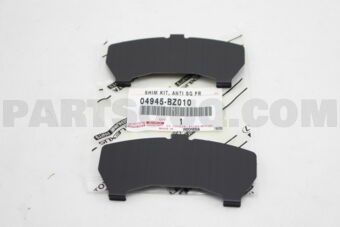 04945BZ010 SHIM KIT, ANTI SQUEAL, FRONT
