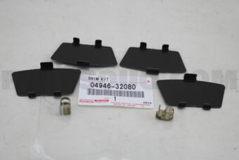 0494632080 SHIM KIT, ANTI SQUEAL(FOR REAR DIS