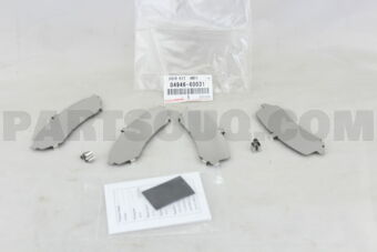 0494660031 SHIM KIT, ANTI SQUEAL(FOR REAR DIS