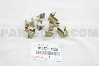 0494714020 FITTING KIT, DISC BRAKE, FRONT