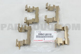 0494720110 FITTING KIT, DISC BRAKE, FRONT