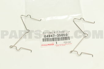 0494735050 FITTING KIT, DISC BRAKE, FRONT