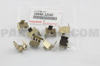 0494832040 FITTING KIT, DISC BRAKE, REAR