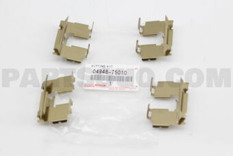 0494875010 FITTING KIT, DISC BRAKE, REAR