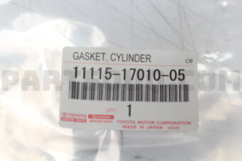 111151701005 Toyota GASKET, CYLINDER HEAD