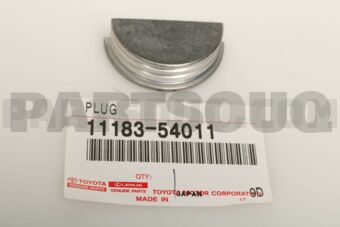 1118354011 PLUG, SEMICIRCULAR
