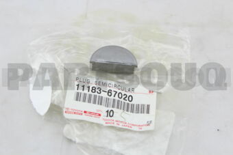 1118367020 PLUG, SEMICIRCULAR