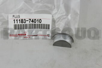 1118374010 PLUG, SEMICIRCULAR