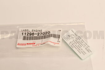 1129627020 Toyota LABEL, ENGINE SERVICE INFORMATION
