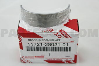 117212802101 BEARING, CRANKSHAFT, NO.2