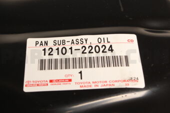1210122024 Toyota PAN SUB-ASSY, OIL