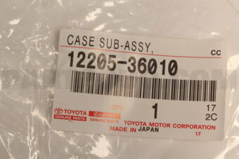 1220536010 CASE SUB-ASSY, VENTILATION