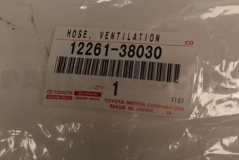 1226138030 Toyota HOSE, VENTILATION