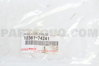 1236174241 Toyota INSULATOR, ENGINE MOUNTING, FRONT(FOR TRANSVERSE ENGINE)