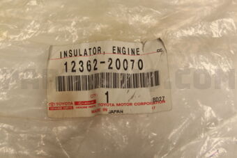 1236220070 Toyota INSULATOR, ENGINE MOUNTING, RH(FOR TRANSVERSE ENGINE)