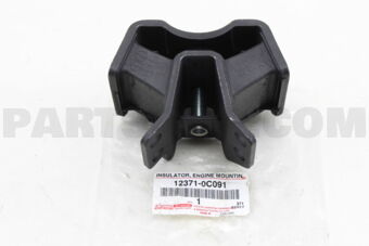 123710C091 INSULATOR, ENGINE MOUNTING, REAR N
