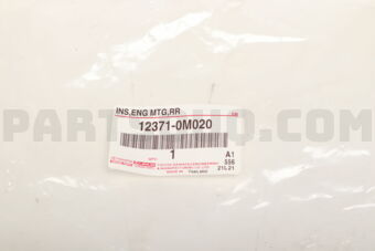 123710M020 Toyota INSULATOR, ENGINE MOUNTING, REAR