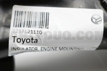 1237121110 INSULATOR, ENGINE MOUNTING, REAR