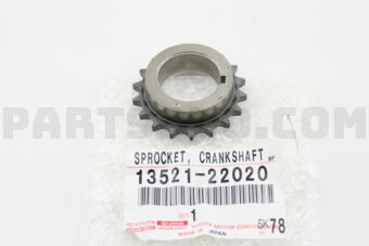 1352122020 GEAR OR SPROCKET, CRANKSHAFT TIMIN