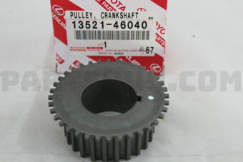 1352146040 PULLEY, CRANKSHAFT TIMING