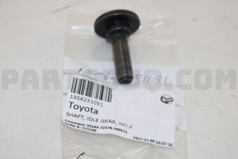 1358231031 Toyota SHAFT, IDLE GEAR, NO.2