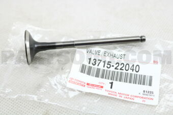 1371522040 VALVE, EXHAUST