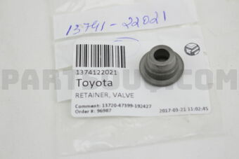 1374122021 RETAINER, VALVE SPRING