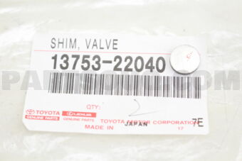 1375322040 SHIM, VALVE ADJUSTING