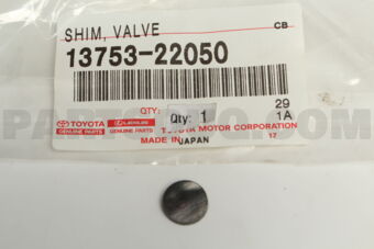 1375322050 SHIM, VALVE ADJUSTING