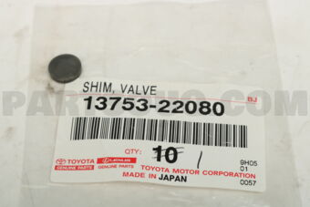1375322080 SHIM, VALVE ADJUSTING