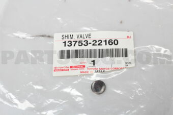 1375322160 SHIM, VALVE ADJUSTING
