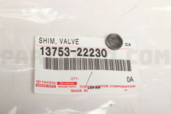 1375322230 SHIM, VALVE ADJUSTING