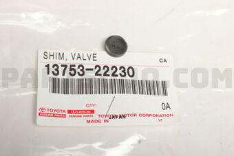 1375322230 SHIM, VALVE ADJUSTING