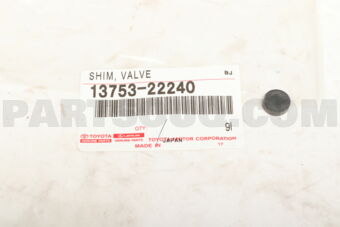 1375322240 Toyota SHIM, VALVE ADJUSTING