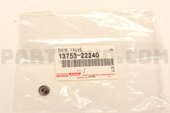 1375322240 Toyota SHIM, VALVE ADJUSTING