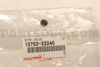 1375322240 Toyota SHIM, VALVE ADJUSTING